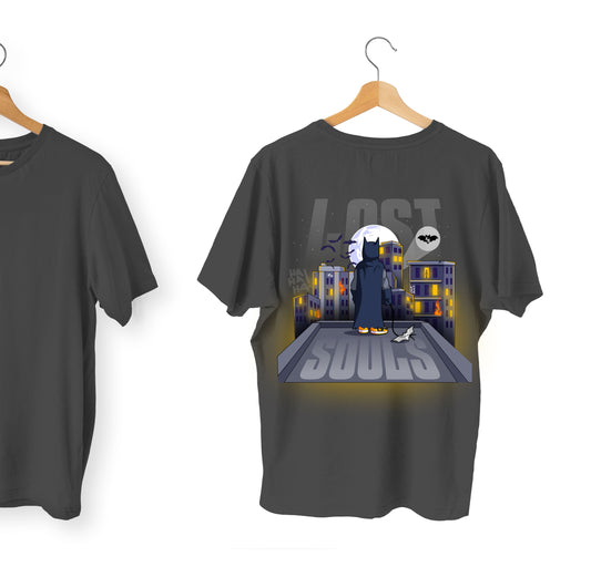 LS Batman Oversized Tshirt