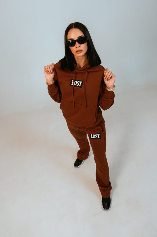 LOST Patch Flared Sweatsuit