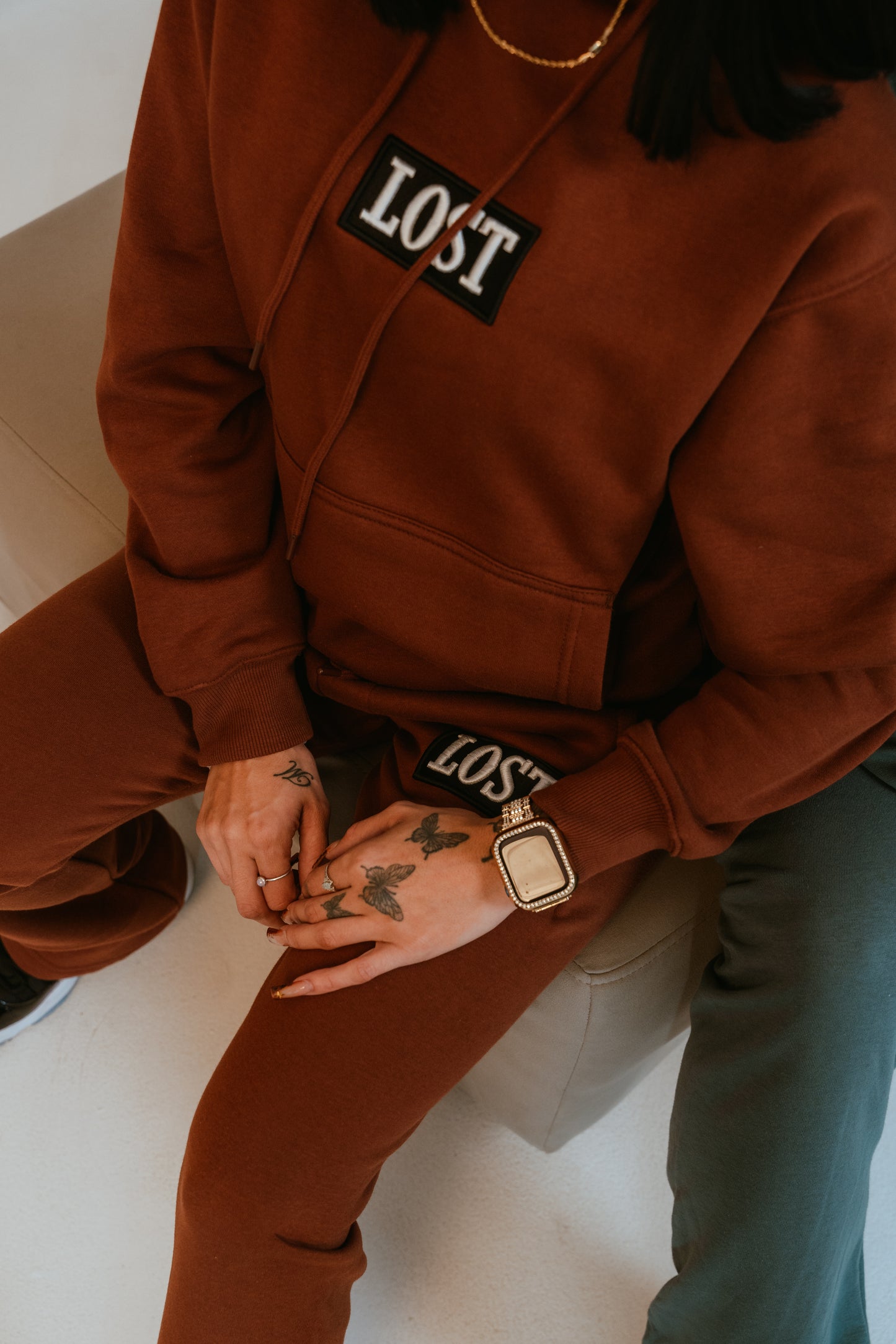 LOST Patch Flared Sweatsuit