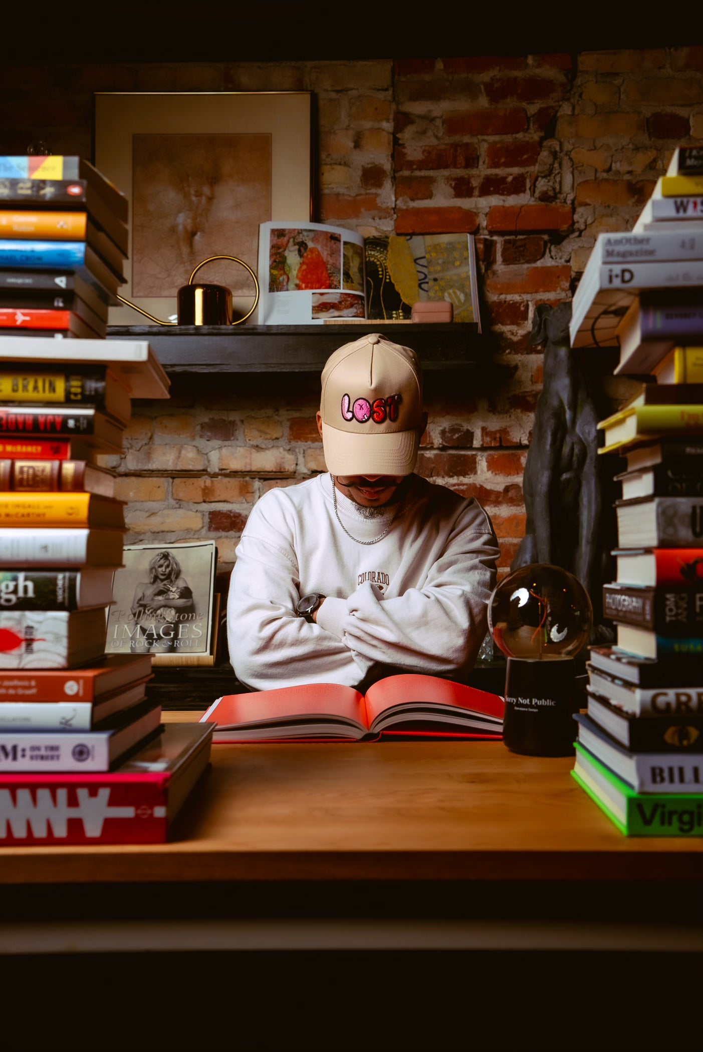 LOST Staple (Pink) 5 panel Snapback