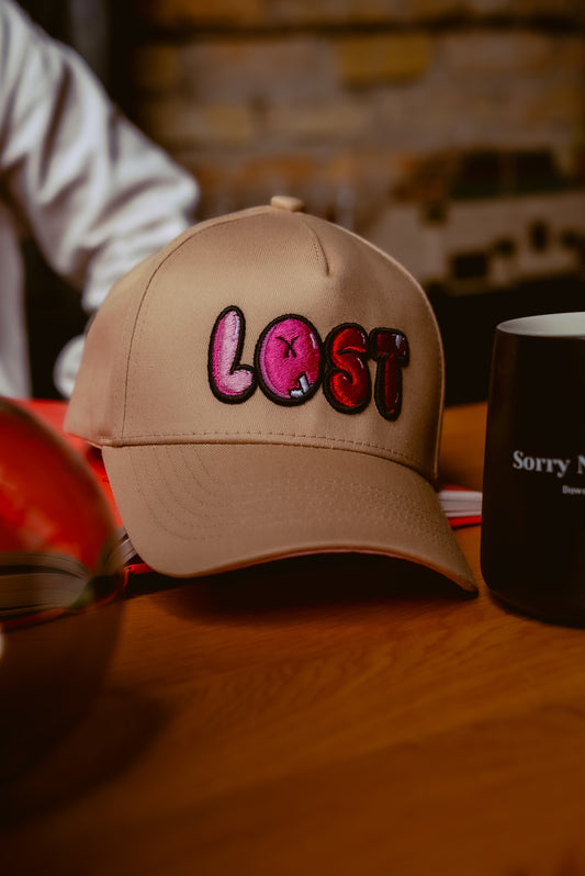 LOST Staple (Pink) 5 panel Snapback